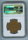1961 Great Britain Penny Partial Obverse Brockage Error - Ngc Xf45bn - As Imaged