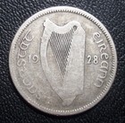 1 -  1928  -  1 Shilling  -  750 Silver - First Year