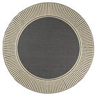 Nuloom Asha Simple Border Indoor outdoor Area Rug In Dark Grey