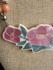 Lee Sands Floral Mother Of Pearl Necklace Shell Inlay Boho Fairycore Naturecore