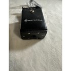 Motorola Black Leather Two Way Radio Carry Case Holster 15e05276f05 Swivel Loop