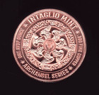Archangel Series  6 Coin Set   1  Avdp Oz  Copper Rounds  Intaglio Mint