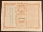 Keystone Oil Company Early 1900 s Unissued Stock Certificate - Arizona Territory