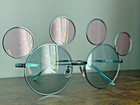Disney Sea Mickey Mouse Sunglasses Pink And Blue 2025