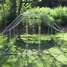 Walnest 20ft X 10ft X 6 5ft Large Metal Walk-in Chicken Coop Run Cage Hen House