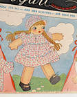 Vintage Vogart Pattern 158 Nancy Doll 15  Clothes Dress Bonnet Panties Uncut