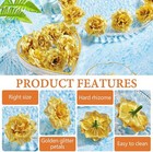 50pcs Silk Rose Flower Heads Artificial Roses Bulk Craft Wedding Party Diy Decor