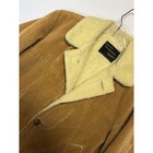 Vintage Sears Students Tan Corduroy Sherpa Lined Ranch Jacket Mens 36 Chest