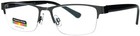 Progressive Reading Glasses Half Frame Multi Focus 3 Power Strengths In 1 Reader