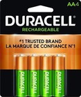 Duracell Pre Charged Rechargeable Nimh Aa Batteries  X 4