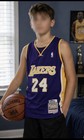 Kobe Bryant La Lakers  24  Kids Stitched Purple Jersey Youth Large 14 16