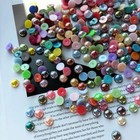 1800pcs Flat Backed Pearls For Crafts 4mm Half Round Pearls Gems Beads For Cr   