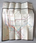 Vintage 1974 New York City Subway Map New Old Stock Massimo Vignelli Design Nyc