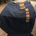 Wrangler Rugged Wear Relaxed Fit Denim Blue Jeans Mens Size 44 X 32 New