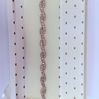 Untamed Petals Rose Gold Rhinestone Bridal Belt Sash