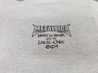 Metallica Madly In Anger Gray Local Crew Shirt 2004 Size Xl