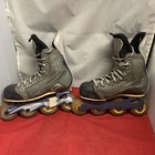 Vintage Nike Quest 3  In-line Roller Hockey Skates Junior Size 3d Eur 35 72 64