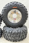 Dwt Polished Red Label Rim Wheels Sunf A051 Tires Honda Recon 250 All Years