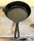Vintage Gate Mark Cast Iron Skillet  7  Fancy Handle Single Pour Rare