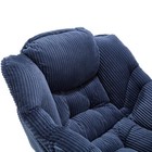 Lazy Accent Armchair Chair W  Ottoman Lounge Comfy Chair Armrest Side Pocket