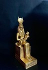 Ancient Egyptian Goddess Isis Nursing Son Horus Handmade Statue Home Decor