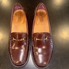 Vtg G h  Bass Weejuns M Sz 8 5m Burgundy Leather Loafers W gold Bit Lim  Edition