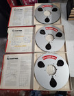 Lot Of 3   10 5  Reel To Reel Recording Tape 2500     the Music Tape By Capitol W mu