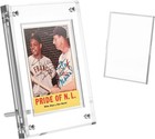 Acrylic Trading Card Display Frame Magnetic Card Holder Case With Stand   Inn   