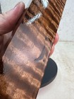 Stabilized Curly Bastogne Walnut Knife Blank Or Turning Blank   Sbw 103