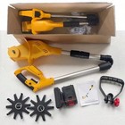 20v Cordless Electric Garden Tiller cultivator 3 0 Ah Battery Power Tool charger
