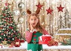 Cylyh 8x6ft Christmas Backdrop Rustic Wood Snow Backdrop Xmas Tree Gifts Back   