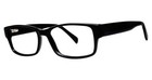 Men s Women s Glasses Modern Optical Slick Eyeglasses Frame Size 51-17-140 Black