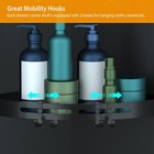 2x Shower Caddy Shelf Bathroom Corner Bath Storage Holder No Drilling Organizer