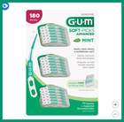 Gum Soft-picks Advanced Mint 180 Count 3 Cases Dental Picks Dentist Recommended