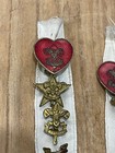 Vintage Bsa Boy Scouts Of America Group Of 3 Ribbons W  13 Pins Red Heart