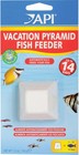 Automatic Api Pyramid Fish Feeder 2pk Vacation 5-10 Goldfish For Up To 14 Days