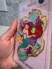 Ariel   Flounder The Little Mermaid Melodic Mermaid Palm Jumbo Pin Disney Le 200