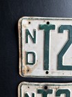 1937 North Dakota License Plate Set Pair T23-385 