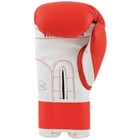 Title Boxing Pro Style 3 0 Hook And Loop Leather Training Gloves - Red white