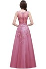 Women s Formal Evening Floral Prom Party Ball Bride Lace Wedding Gown Long Dress