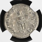 Severus Alexander W  Libertas   Pileus Ngc Xf Old Ancient Silver Roman Coin D821