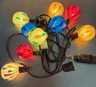 Balloon Style Multicolor String Lights Tested   Work 9 Bulbs 10 Sockets Freeship
