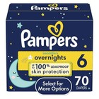 Pampers Swaddlers Overnight Leakproof Ultra-soft Baby Diapers Size 6  140 Count