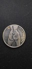 Vintage Naughty Trick Coin Toss T a Heads I Win Tails You Lose Nude Female