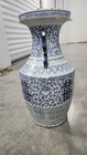 Chinese Blue   White Porcelain  Vase 17  Diameter 7  