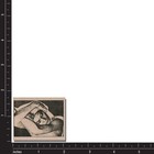 New Rubber Stamp  Beautiful Sleeping Lady  Woman person eyes day Dream hand face