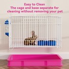 Small Rabbit Cage Indoor  Guinea Pig Cages With Water Bottle   Food Dish  Bun   