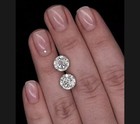 40pcs Lab Grown Cvd Diamond 5 Mm Round Excellent D Color  Vvs1 Clarity Certified