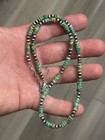 Sterling Silver Native American Sw 5mm Turquoise Navajo Pearl Necklace  925