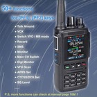 At-d168uv Dual Band Dmr Handheld Mobile Two-way Radio  Vhf uhf Black 